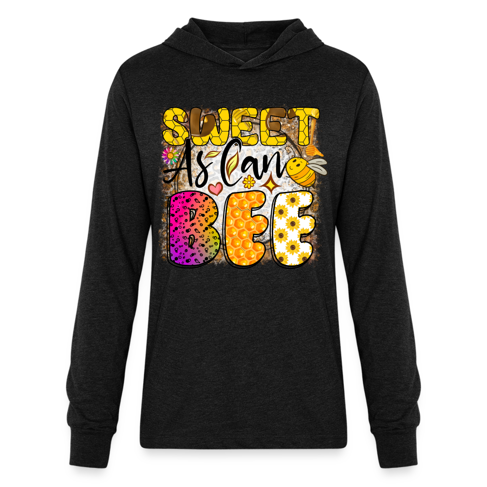 Sweet As Can BEE Hoodie Shirt - heather black