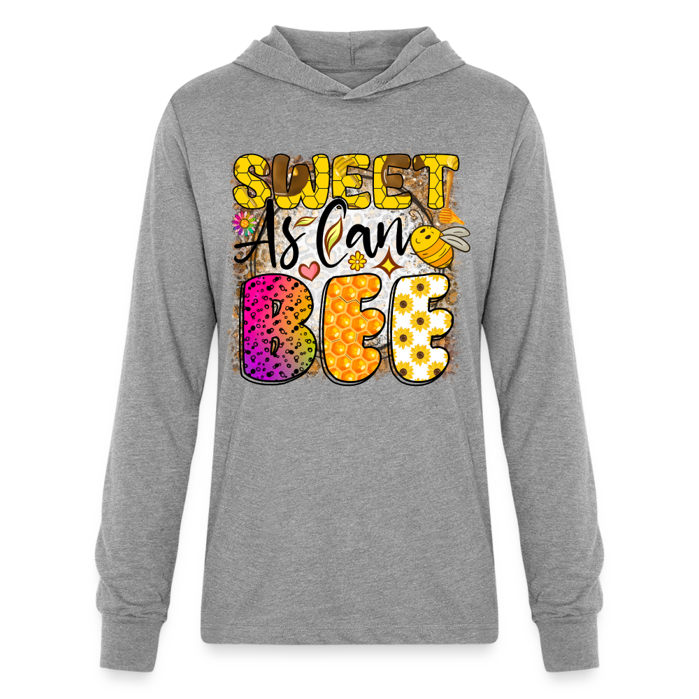 Sweet As Can BEE Hoodie Shirt - heather grey