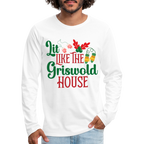 Lit Like The Griswold House Men's Premium Long Sleeve T-Shirt
