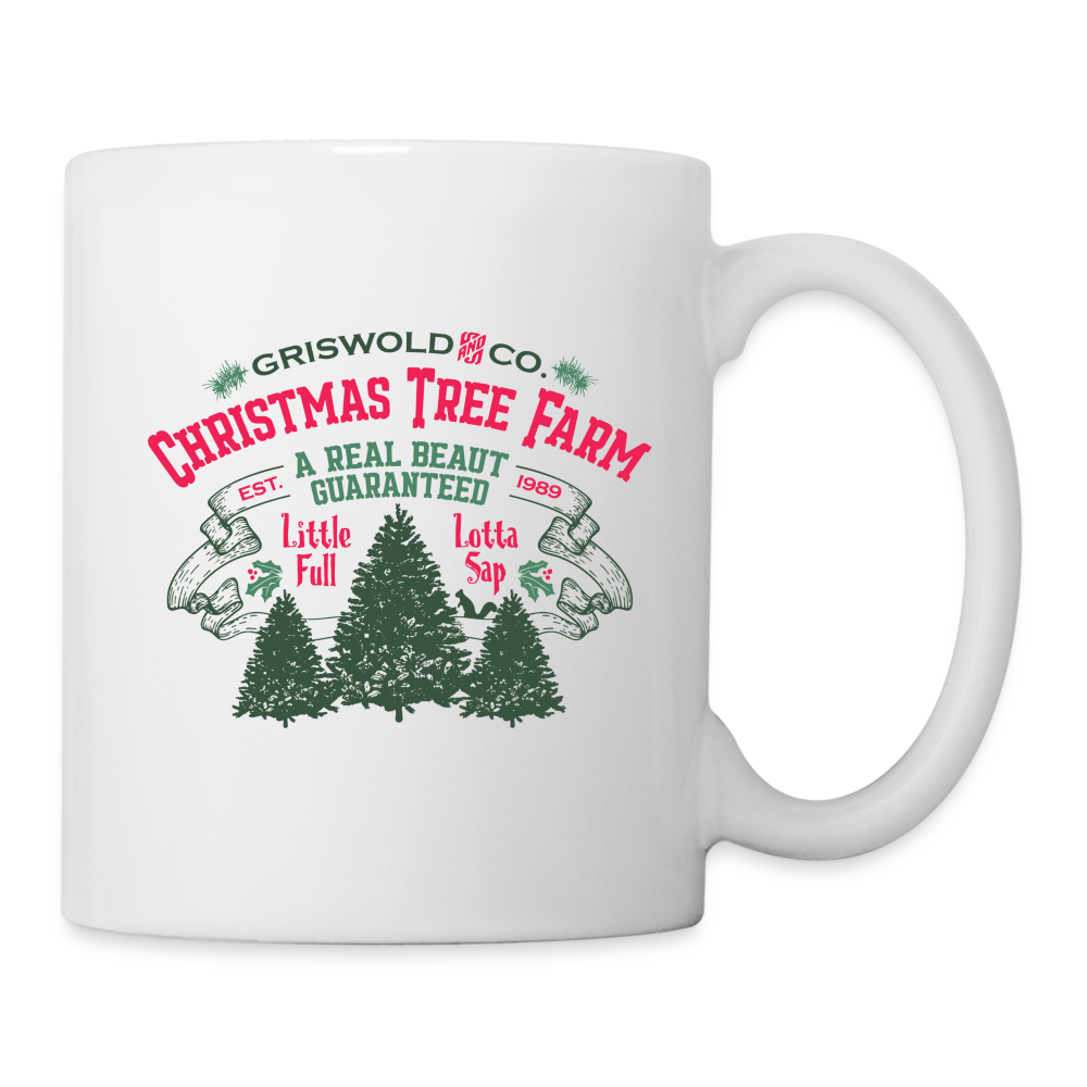 Griswold Christmas Tree Farm Mug - white