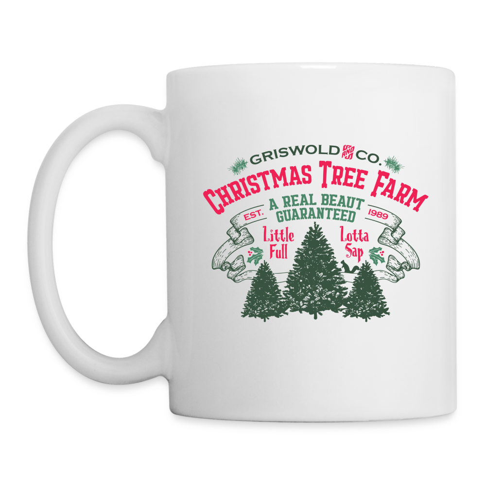 Griswold Christmas Tree Farm Mug - white