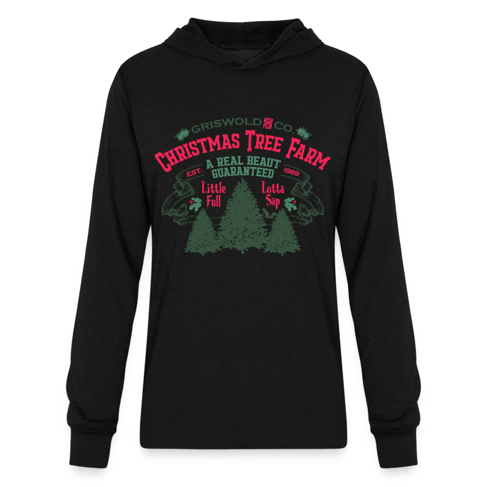 Unisex Long Sleeve Hoodie Shirt - black