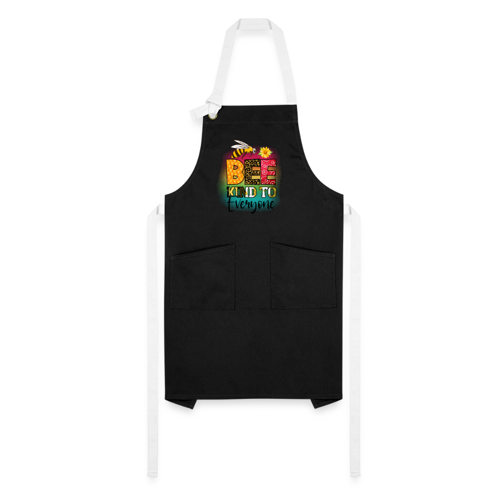 BEE Kind to Everyone - Artisan Apron - black/white