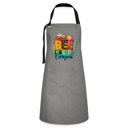 BEE Kind to Everyone - Artisan Apron - gray/black