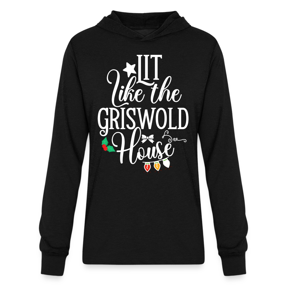 Lit Like The Griswold House Hoodie Shirt - black