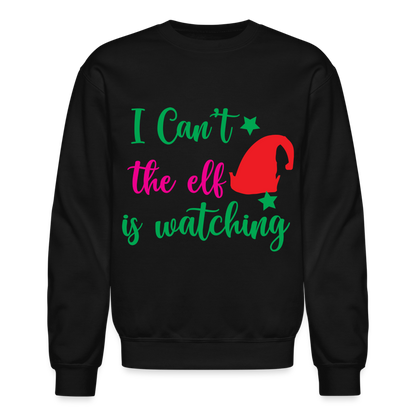 I Can't The Elf Is Watching - Sweatshirt - black