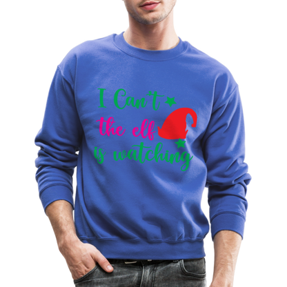 I Can't The Elf Is Watching - Sweatshirt - royal blue