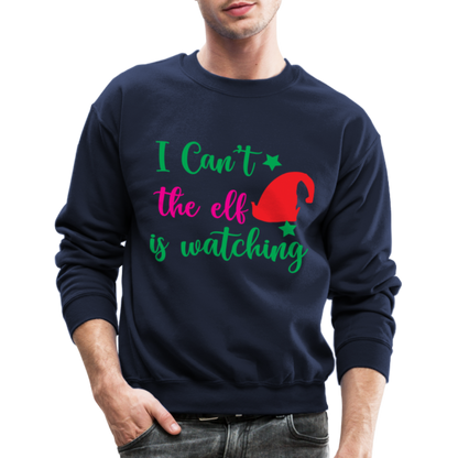 I Can't The Elf Is Watching - Sweatshirt - navy