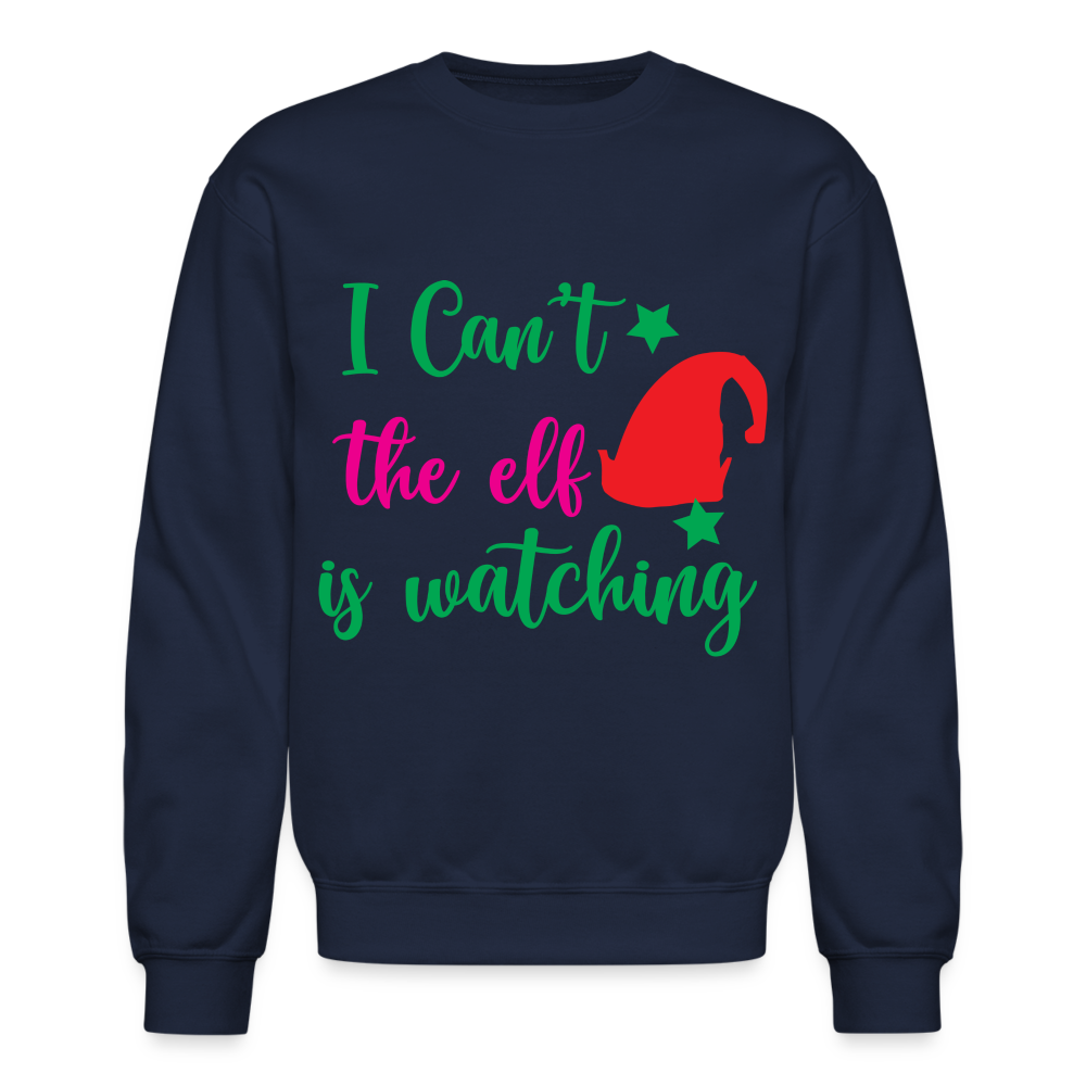 I Can't The Elf Is Watching - Sweatshirt - navy