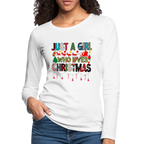 Just a Girl Who Loves Christmas Premium Long Sleeve T-Shirt