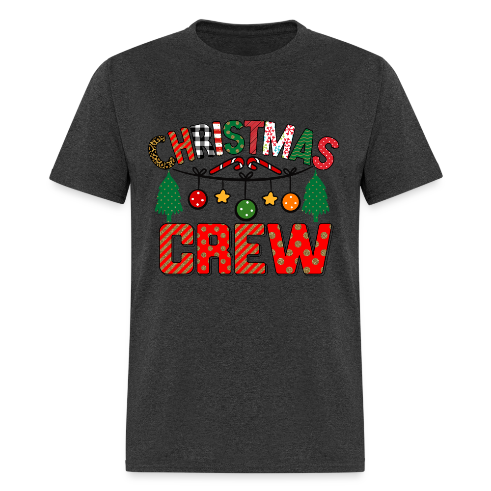 Christmas Crew T-Shirt - heather black