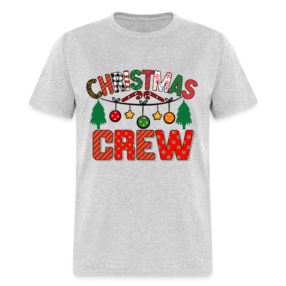 Christmas Crew T-Shirt - heather gray