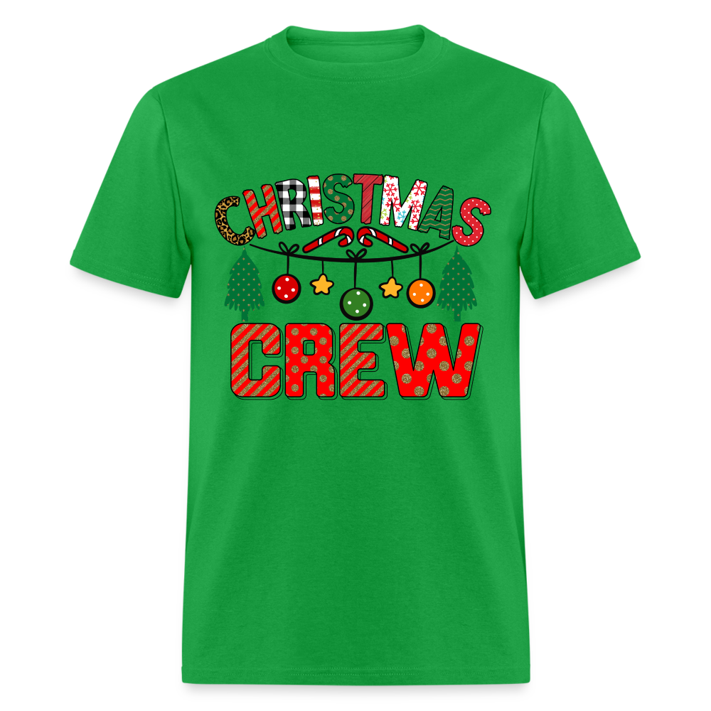 Christmas Crew T-Shirt - bright green