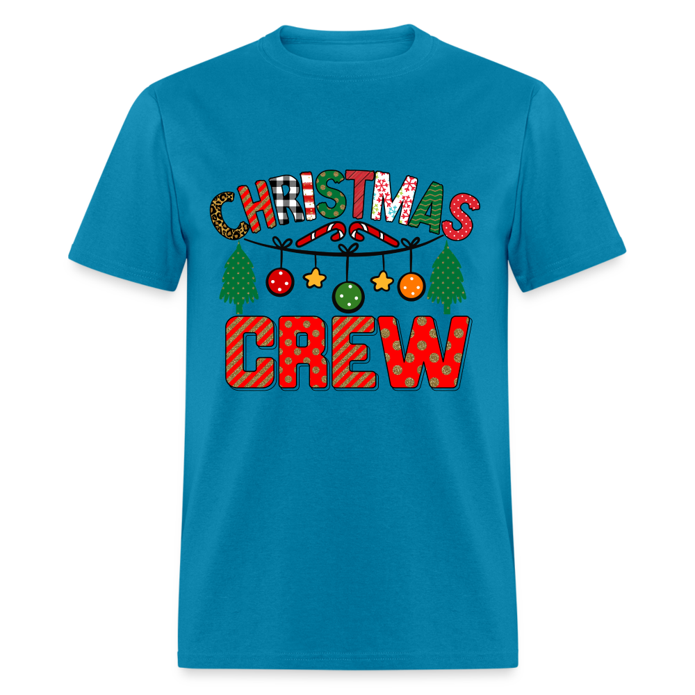Christmas Crew T-Shirt - turquoise