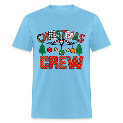 Christmas Crew T-Shirt - aquatic blue