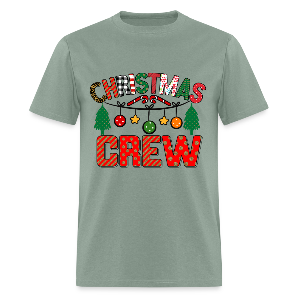 Christmas Crew T-Shirt - sage