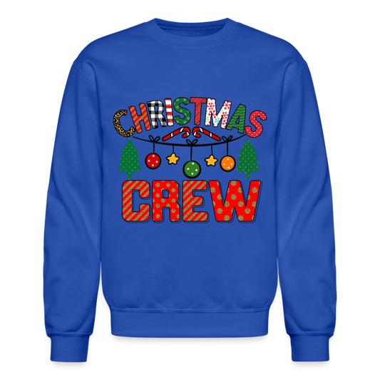 Christmas Crew Sweatshirt - royal blue