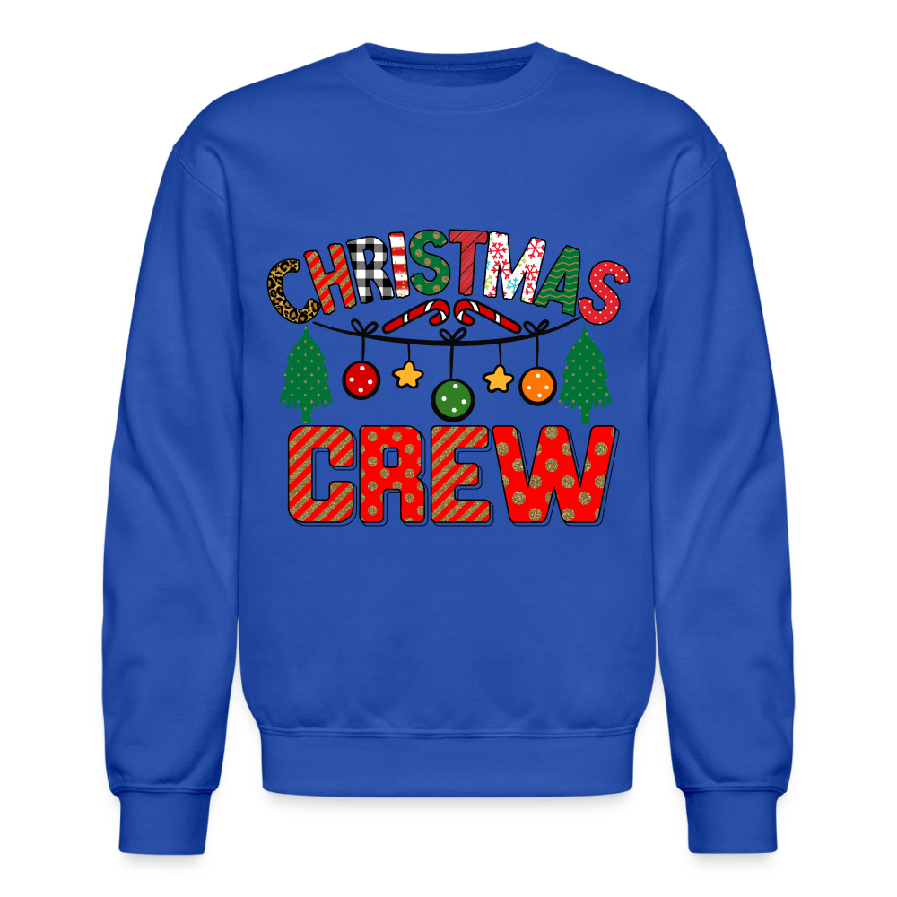 Christmas Crew Sweatshirt - royal blue