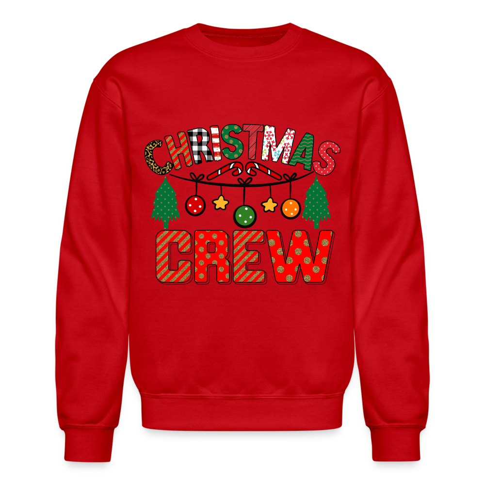 Christmas Crew Sweatshirt - red