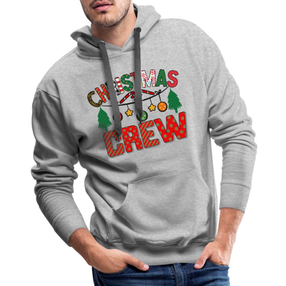 Christmas Crew - Men’s Premium Hoodie - heather grey