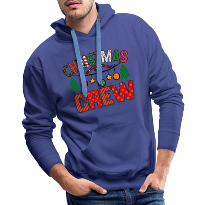 Christmas Crew - Men’s Premium Hoodie - royal blue