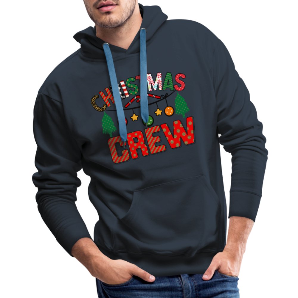 Christmas Crew - Men’s Premium Hoodie - navy