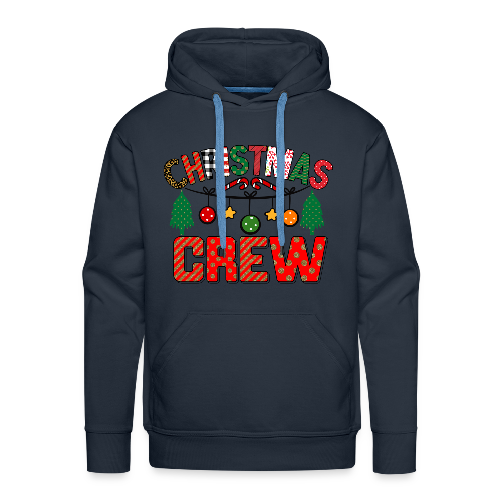 Christmas Crew - Men’s Premium Hoodie - navy