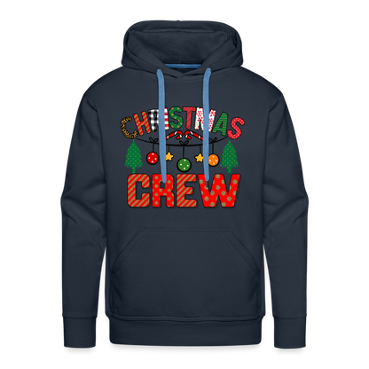 Christmas Crew - Men’s Premium Hoodie - navy