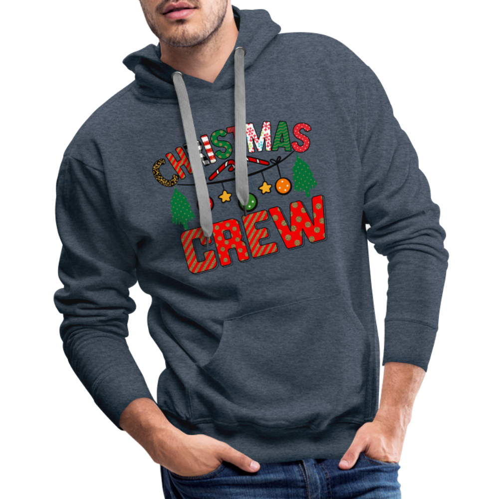 Christmas Crew - Men’s Premium Hoodie - heather denim
