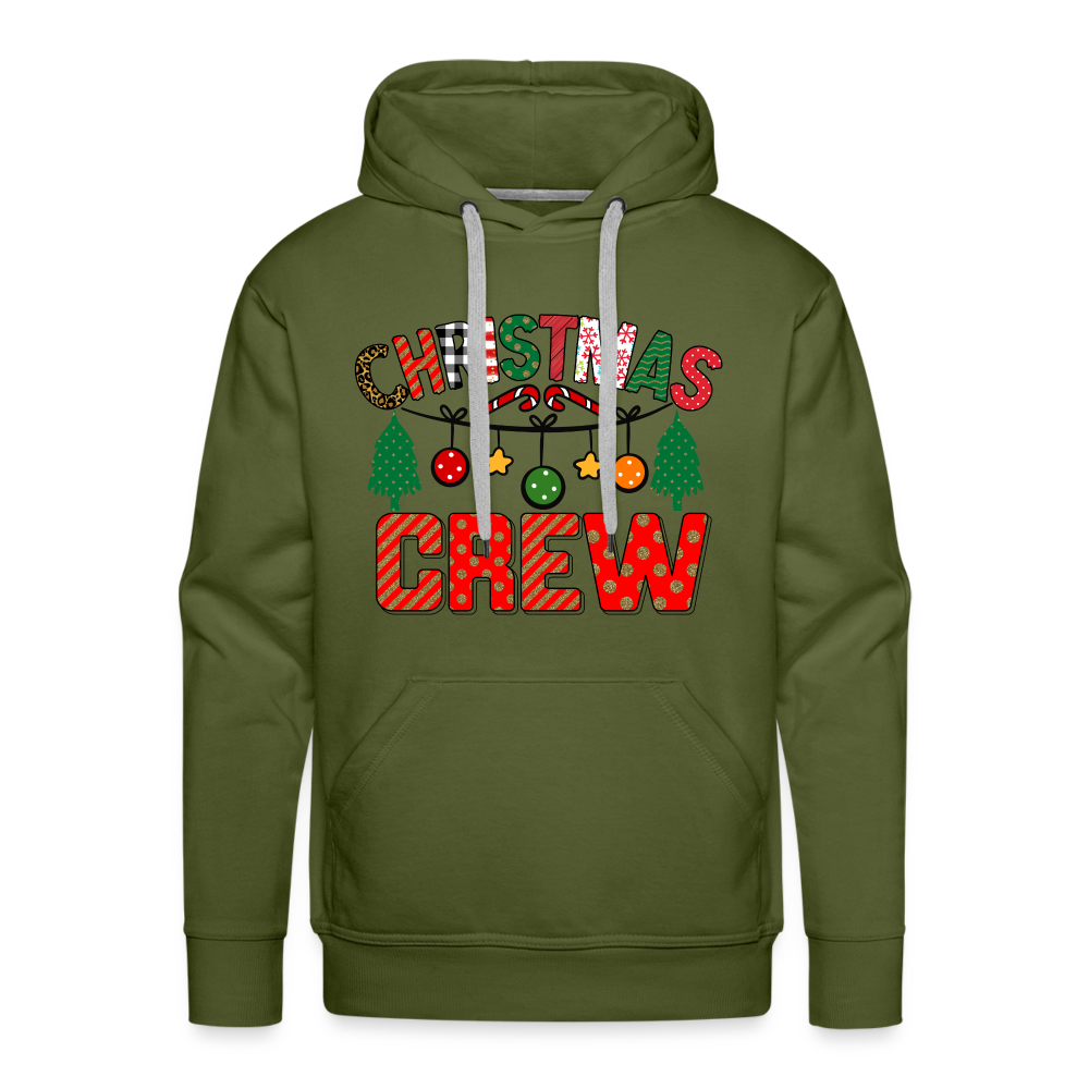 Christmas Crew - Men’s Premium Hoodie - olive green