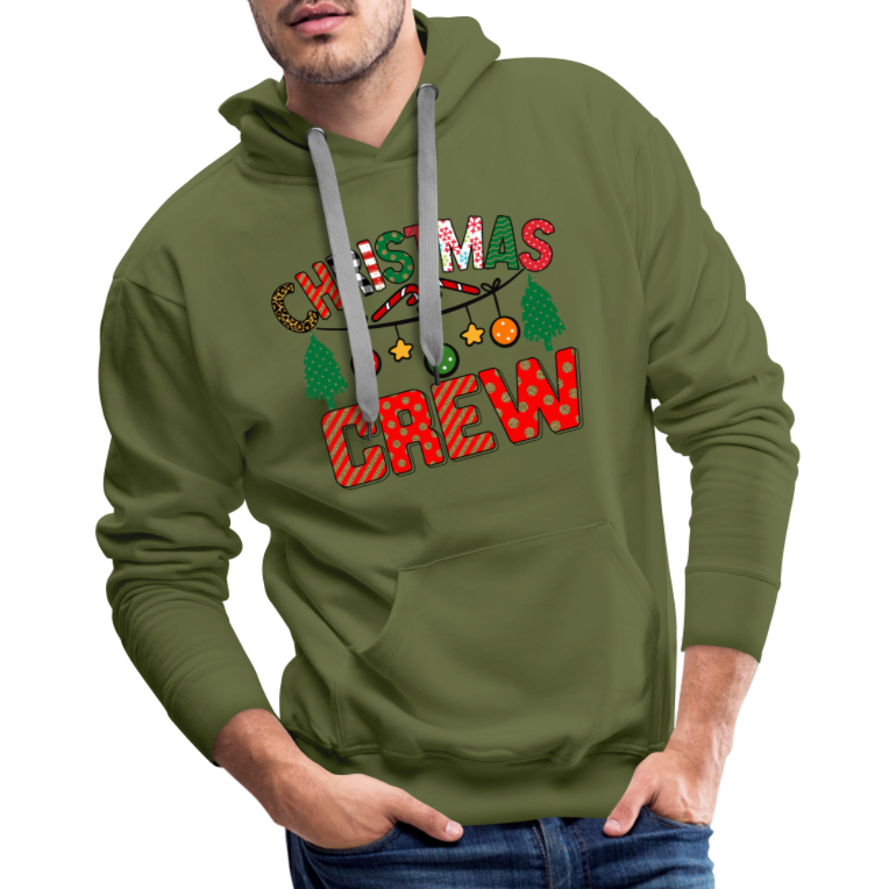 Christmas Crew - Men’s Premium Hoodie - olive green