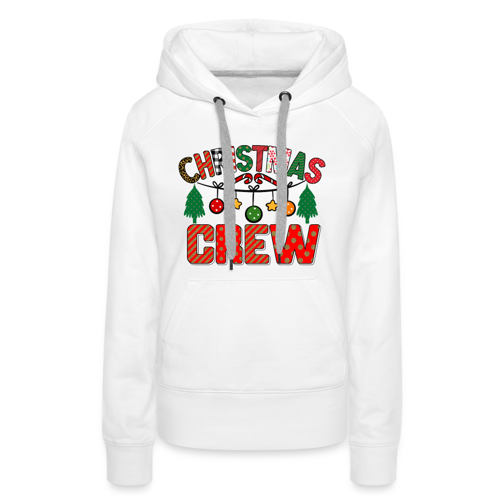 Christmas Crew - Women’s Premium Hoodie - white