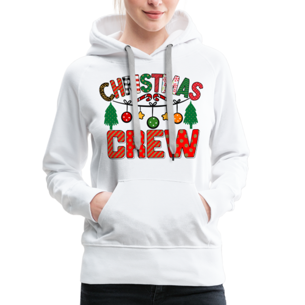 Christmas Crew - Women’s Premium Hoodie - white