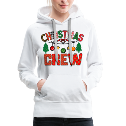 Christmas Crew - Women’s Premium Hoodie - white