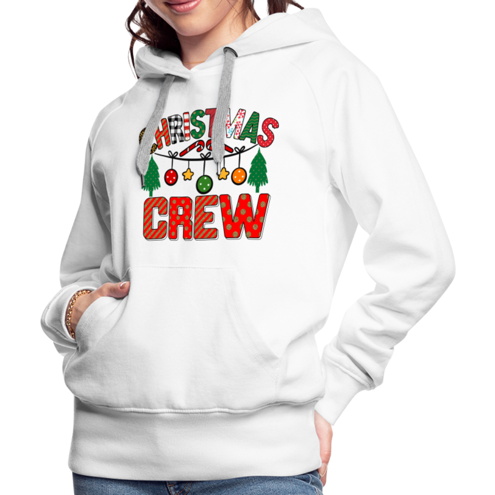 Christmas Crew - Women’s Premium Hoodie - white