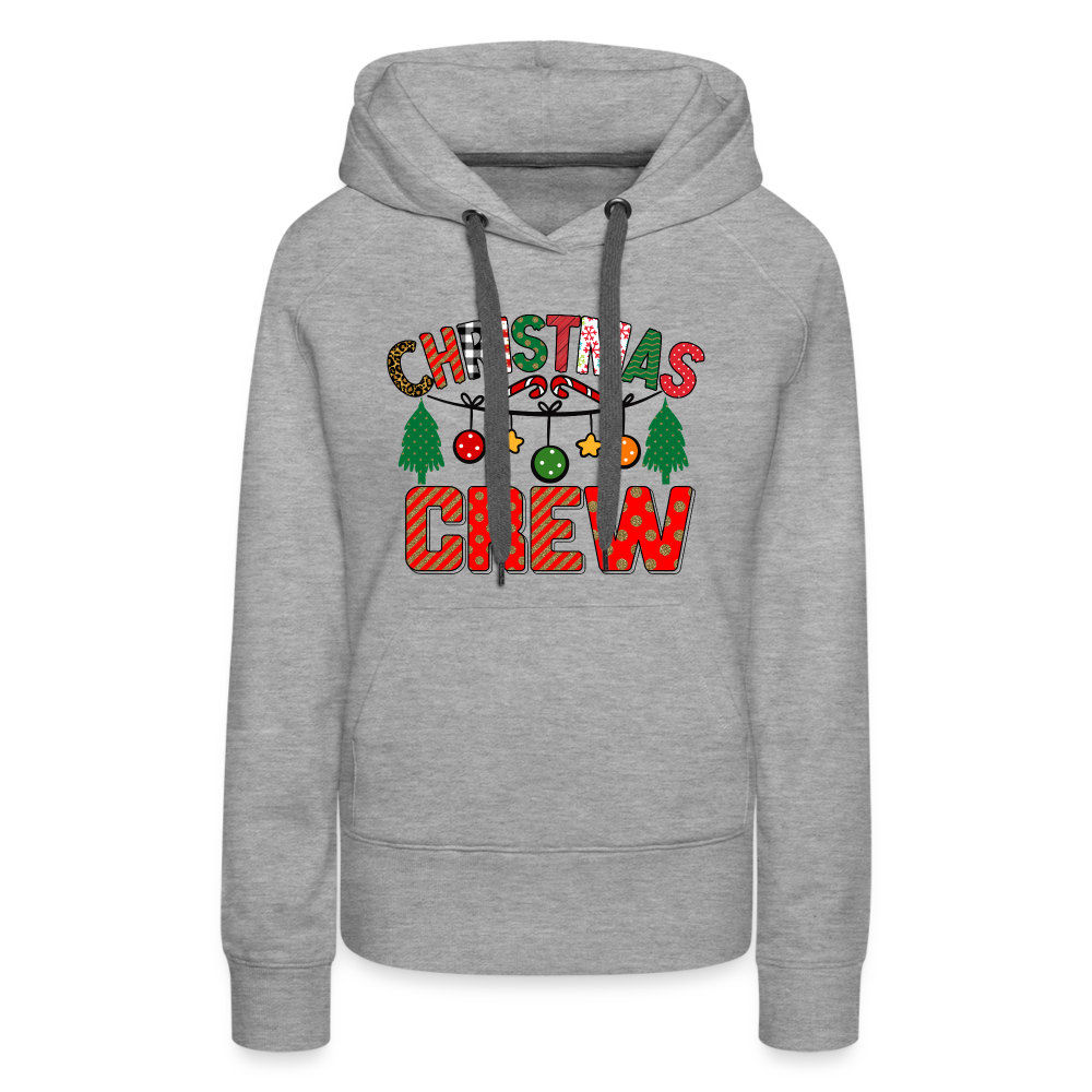 Christmas Crew - Women’s Premium Hoodie - heather grey