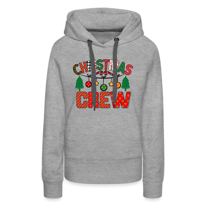 Christmas Crew - Women’s Premium Hoodie - heather grey