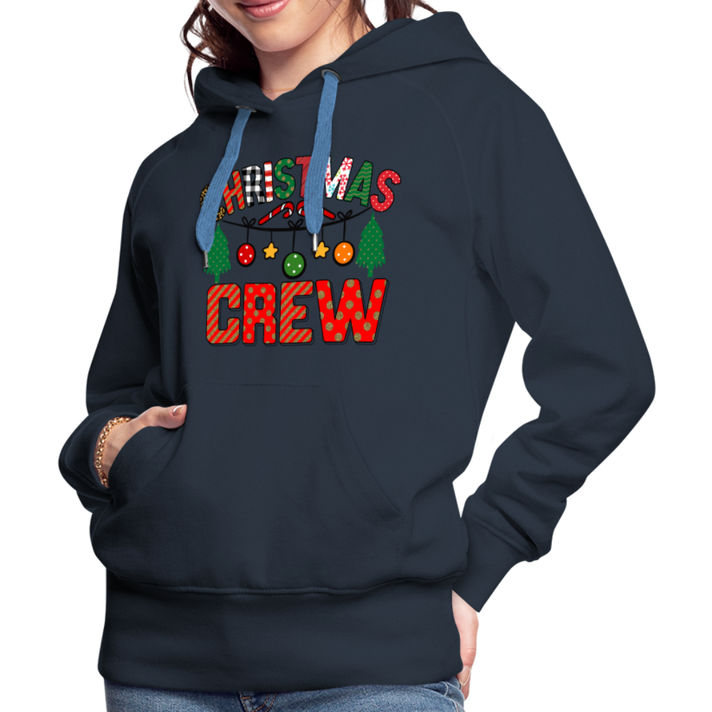 Christmas Crew - Women’s Premium Hoodie - navy