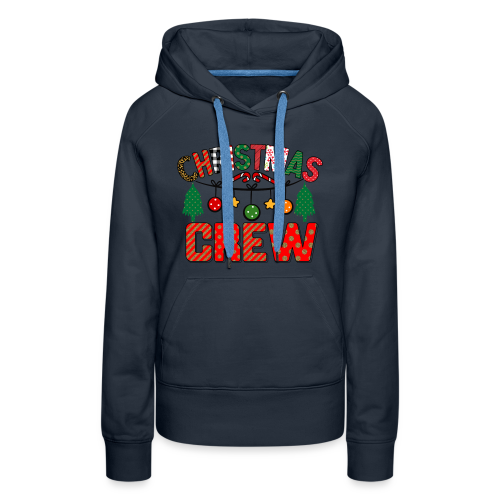 Christmas Crew - Women’s Premium Hoodie - navy