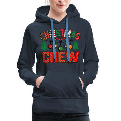 Christmas Crew - Women’s Premium Hoodie - navy