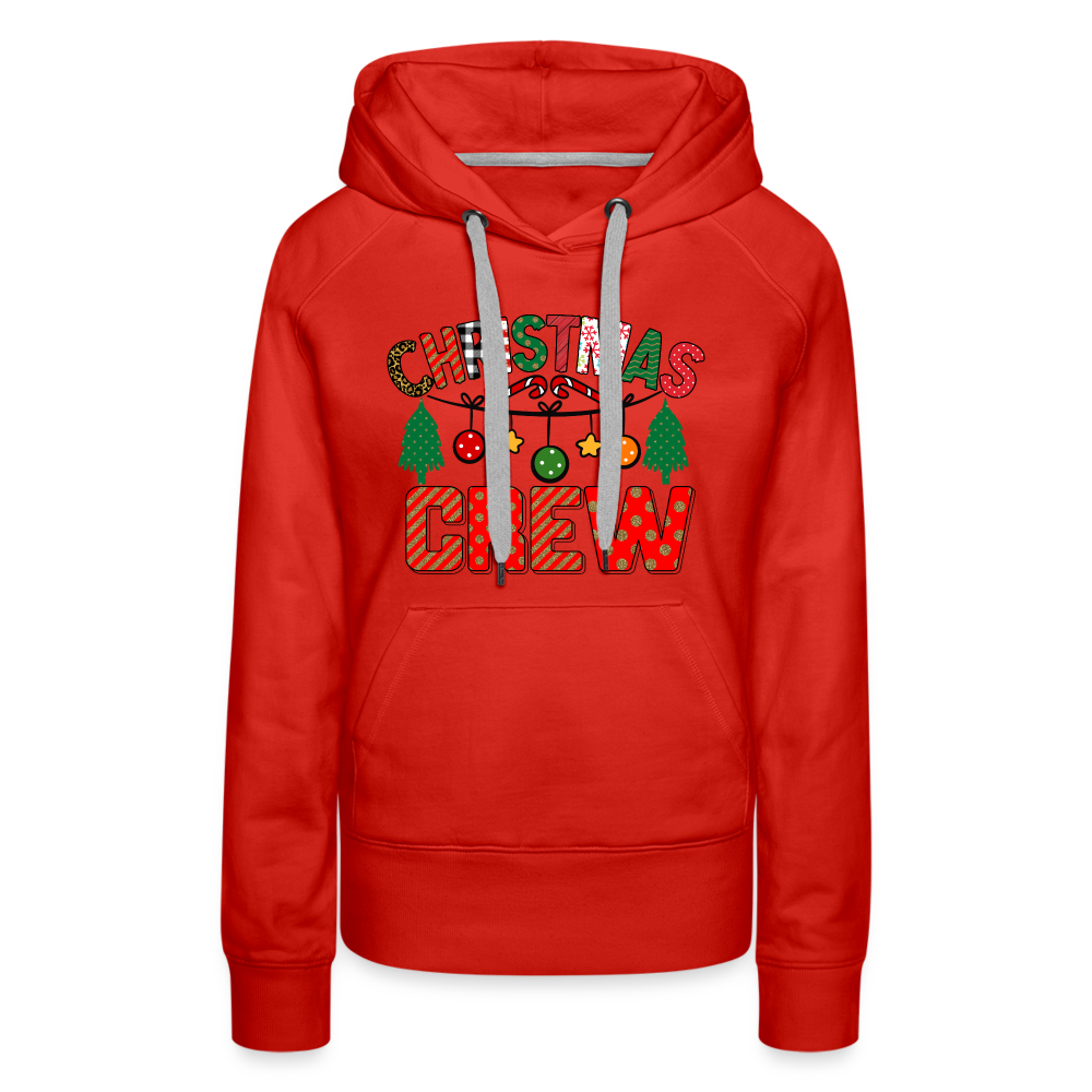 Christmas Crew - Women’s Premium Hoodie - red