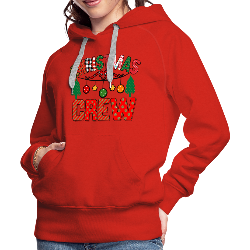 Christmas Crew - Women’s Premium Hoodie - red