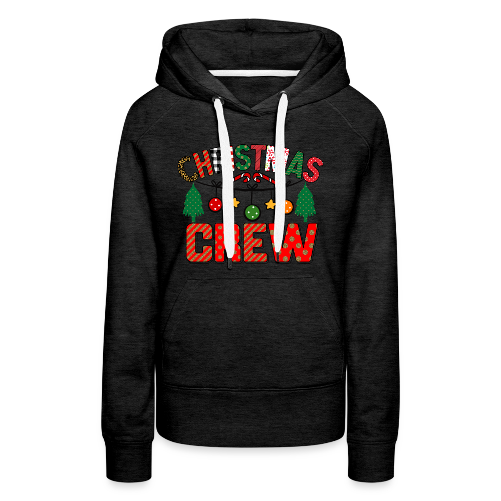 Christmas Crew - Women’s Premium Hoodie - charcoal grey