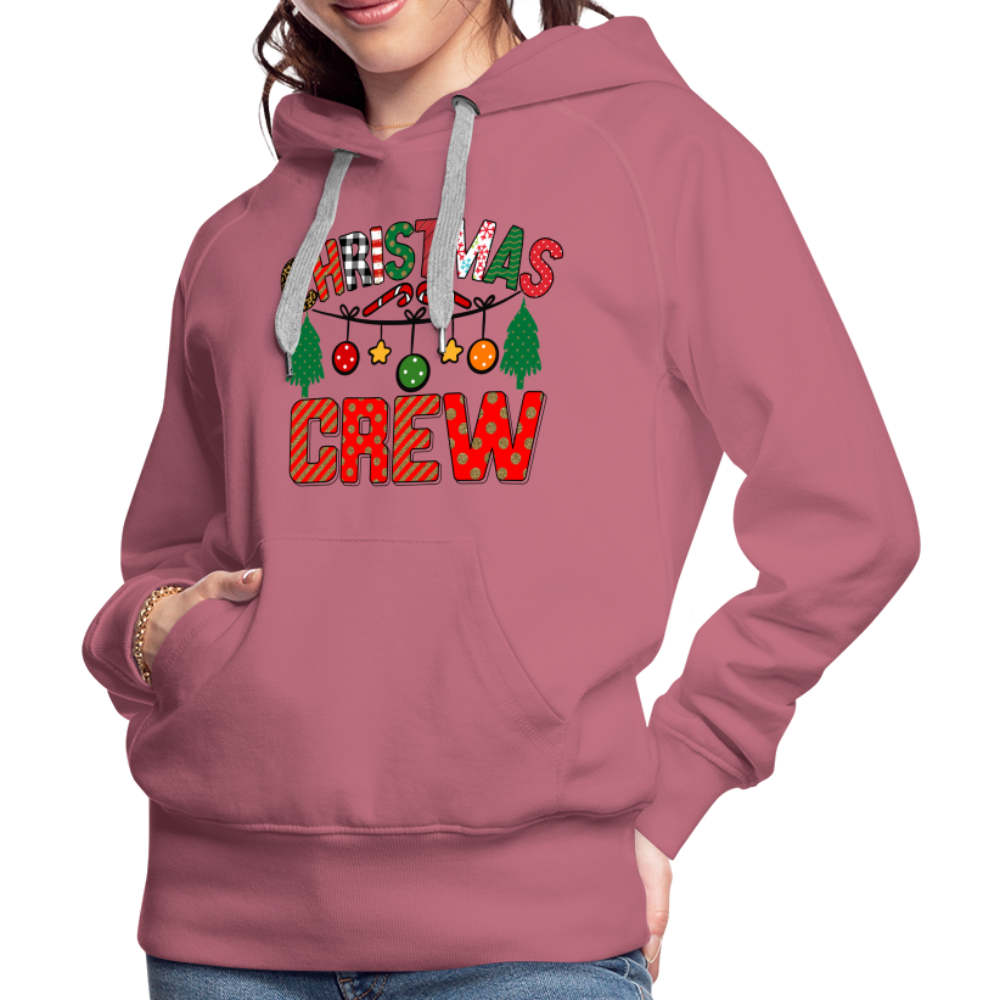 Christmas Crew - Women’s Premium Hoodie - mauve