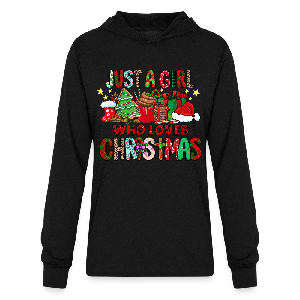 Unisex Long Sleeve Hoodie Shirt - black