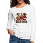 Just A Girl Who Loves Christmas - Premium Long Sleeve T-Shirt