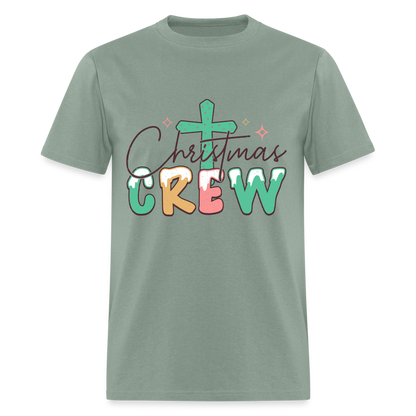 Christian Christmas Crew - Classic T-Shirt - sage