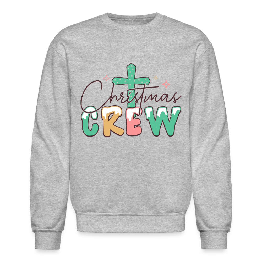 Christian Christmas Crew - Crewneck Sweatshirt - heather gray