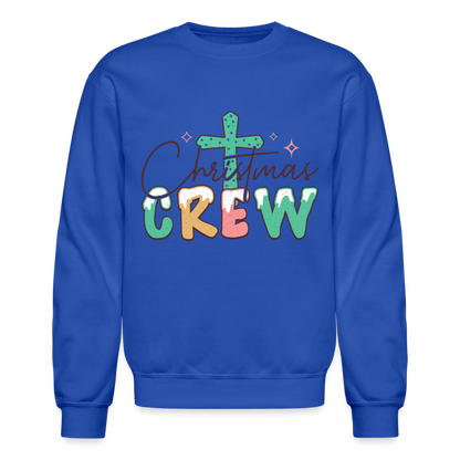 Christian Christmas Crew - Crewneck Sweatshirt - royal blue