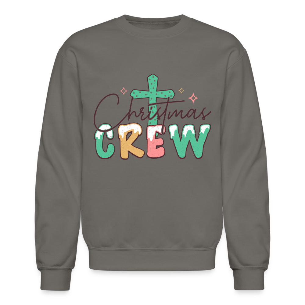 Christian Christmas Crew - Crewneck Sweatshirt - asphalt gray